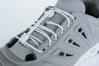 ELASTI-LACE lace & lock set - White