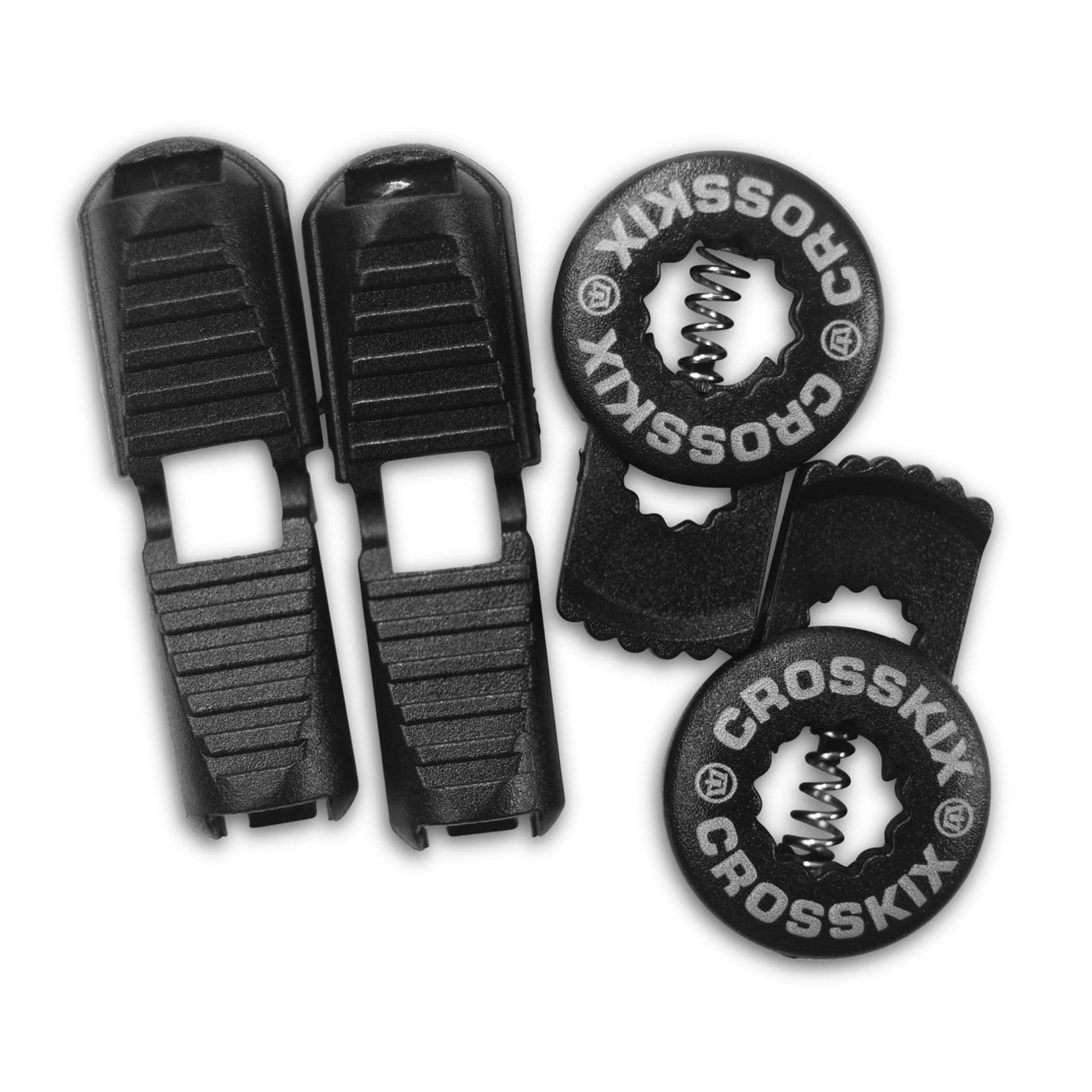 ELASTI-LACE lace & lock set - Black CROSSKIX