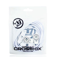 ELASTI-LACE lace & lock set - White CROSSKIX