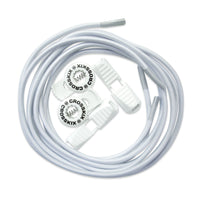 ELASTI-LACE lace & lock set - White CROSSKIX